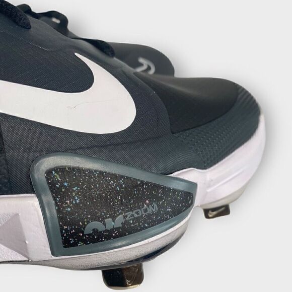 Nike Force Zoom Trout 9 Baseball Cleats Black White FB2907-001 Mens size 9 New - Picture 6 of 10